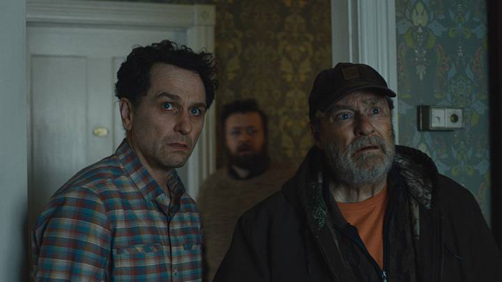 Matthew Rhys and Stephen Root in Widow's Bay Matthew Rhys and Stephen Root in Widow's Bay