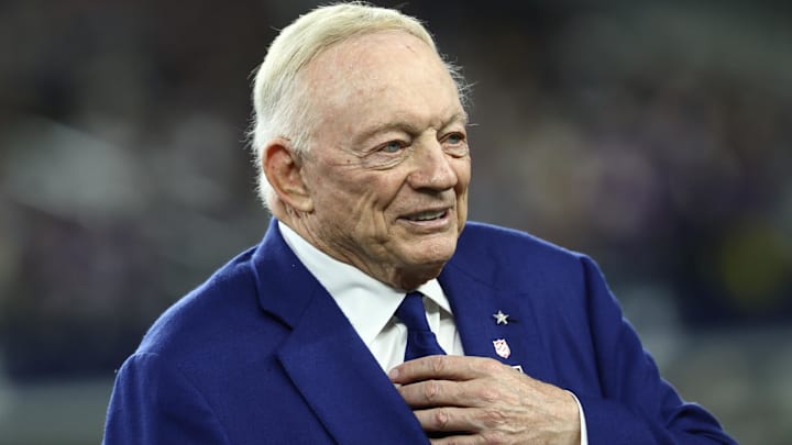 Dallas Cowboys owner Jerry Jones before a game against the Minnesota Vikings.