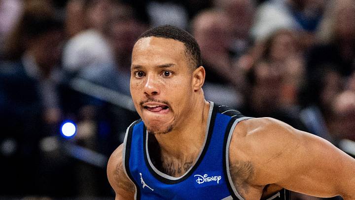 Orlando Magic guard Desmond Bane dribbles the ball against the Detroit Pistons. Orlando Magic guard Desmond Bane dribbles the ball against the Detroit Pistons.