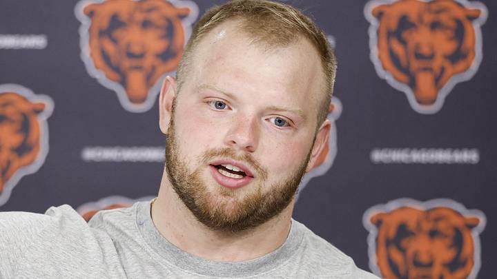 Chicago Bears center Logan Jones Chicago Bears center Logan Jones