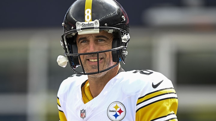 Steelers quarterback Aaron Rodgers may have subtly hinted at playing in 2026. Steelers quarterback Aaron Rodgers may have subtly hinted at playing in 2026.