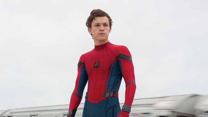 Tom Holland stars in Columbia Pictures' SPIDER-MAN™: HOMECOMING.