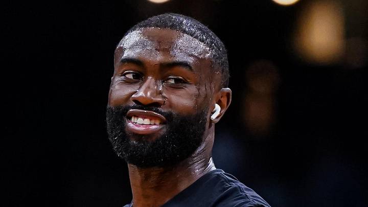 Oct 29, 2025; Boston, Massachusetts, USA; Boston Celtics guard/forward Jaylen Brown (7) warms up before the start of the game against the Cleveland Cavaliers at TD Garden. Mandatory Credit: David Butler II-Imagn Images Oct 29, 2025; Boston, Massachusetts, USA; Boston Celtics guard/forward Jaylen Brown (7) warms up before the start of the game against the Cleveland Cavaliers at TD Garden. Mandatory Credit: David Butler II-Imagn Images