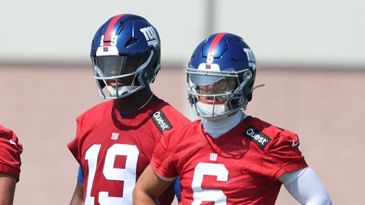The Giants named Jaxson Dart as the backup quarterback and Jameis Winston as the third-string.