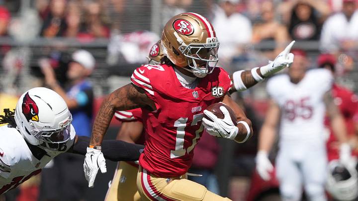 San Francisco 49ers wide receiver Jordan Watkins (17) San Francisco 49ers wide receiver Jordan Watkins (17)