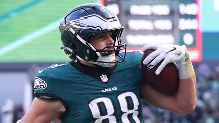 Philadelphia Eagles tight end Dallas Goedert Philadelphia Eagles tight end Dallas Goedert