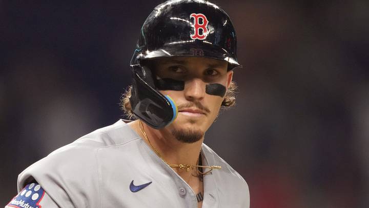 Boston Red Sox outfielder Jarren Duran (16).