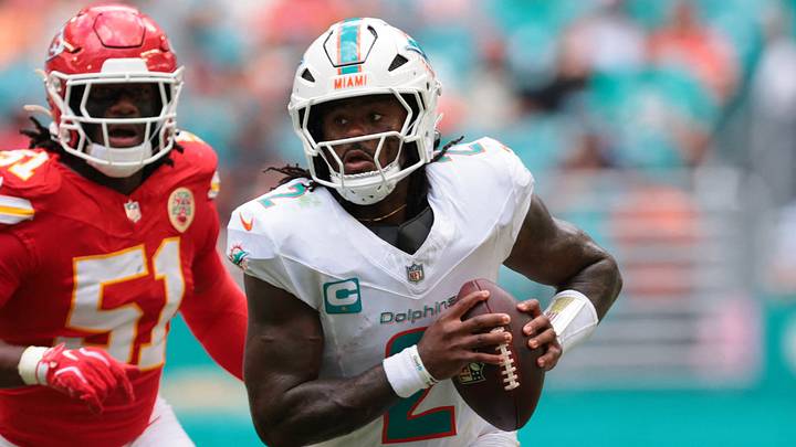 Miami Dolphins quarterback Malik Willis
