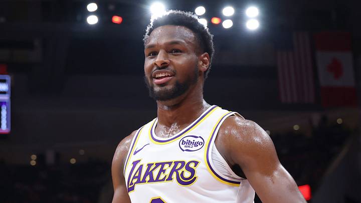 Los Angeles Lakers guard Bronny James