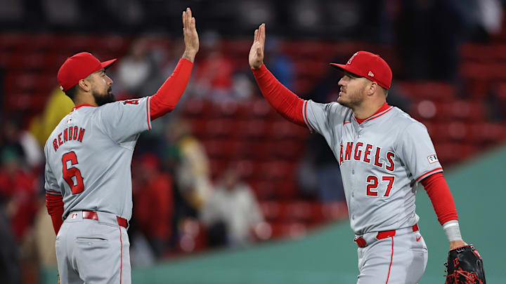 Los Angeles Angels v Boston Red Sox