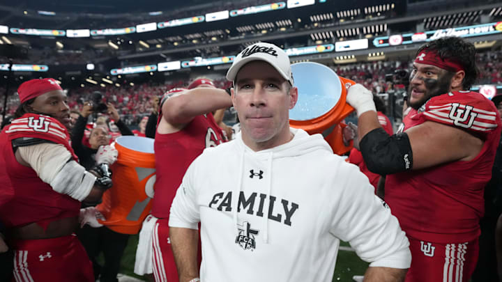 Utah Utes head coach Morgan Scalley will go into 2026 with a 1-0 career record courtesy of a win over Nebraska in the Las Vegas Bowl.