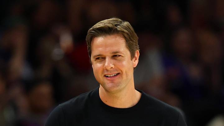 Mar 28, 2026; Phoenix, Arizona, USA; Utah Jazz head coach Will Hardy against the Phoenix Suns at Mortgage Matchup Center. Mandatory Credit: Mark J. Rebilas-Imagn Images