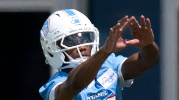 Tennessee Titans' rookie WR Carnell Tate