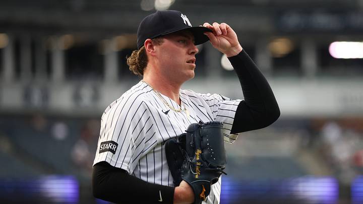 New York Yankees pitcher Ryan Weathers New York Yankees pitcher Ryan Weathers