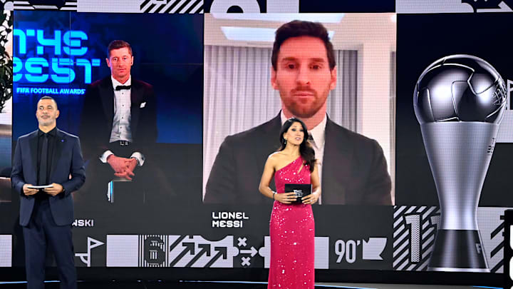 Lewandowski con Messi