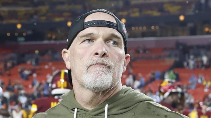 Washington Commanders head coach Dan Quinn