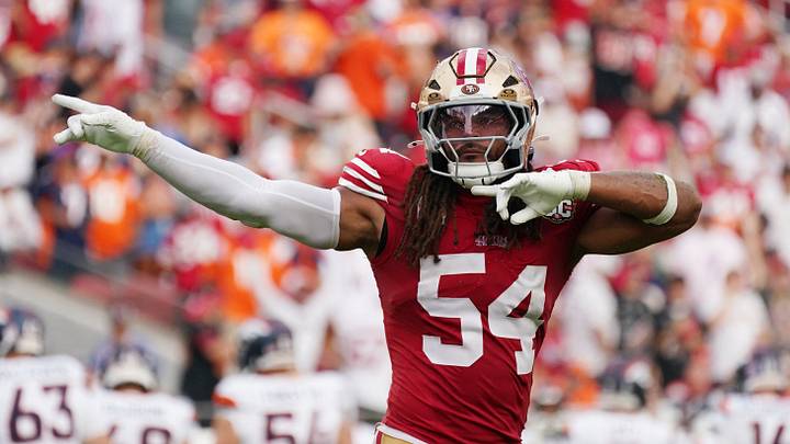 San Francisco 49ers linebacker Fred Warner San Francisco 49ers linebacker Fred Warner