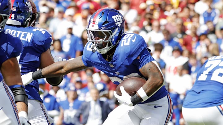 Giants RB Tyrone Tracy Jr. should rebound against the Dallas Cowboys in a Week 2 NFC East matchup.