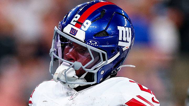New York Giants running back Tyrone Tracy New York Giants running back Tyrone Tracy