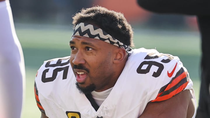 Cleveland Browns defensive end Myles Garrett