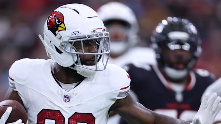 Dec 14, 2025; Houston, Texas, USA; Houston Texans safety Jimmie Ward (20) runs for a gain during the first quarter against the Houston Texans at NRG Stadium. Mandatory Credit: Troy Taormina-Imagn Images Dec 14, 2025; Houston, Texas, USA; Houston Texans safety Jimmie Ward (20) runs for a gain during the first quarter against the Houston Texans at NRG Stadium. Mandatory Credit: Troy Taormina-Imagn Images