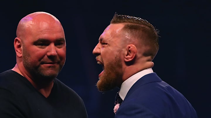 Dana White and Conor McGregor 