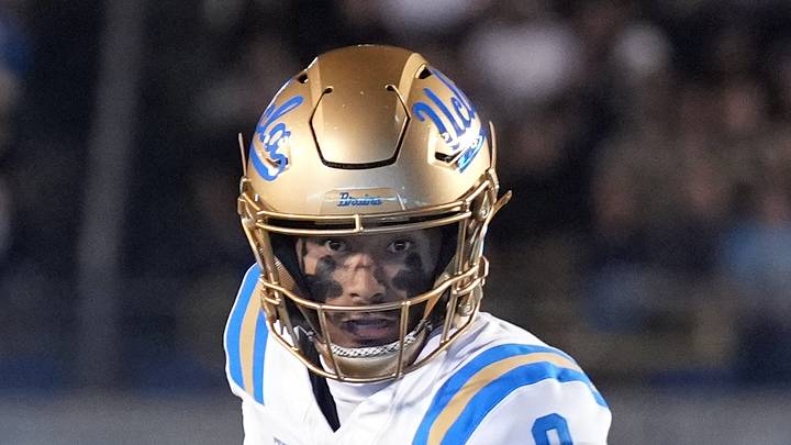 Sep 5, 2026; Berkeley, California, USA; UCLA Bruins quarterback Nico Iamaleava (9) rushes for a touchdown against the California Golden Bears during the first quarter at California Memorial Stadium. Mandatory Credit: Darren Yamashita-Imagn Images