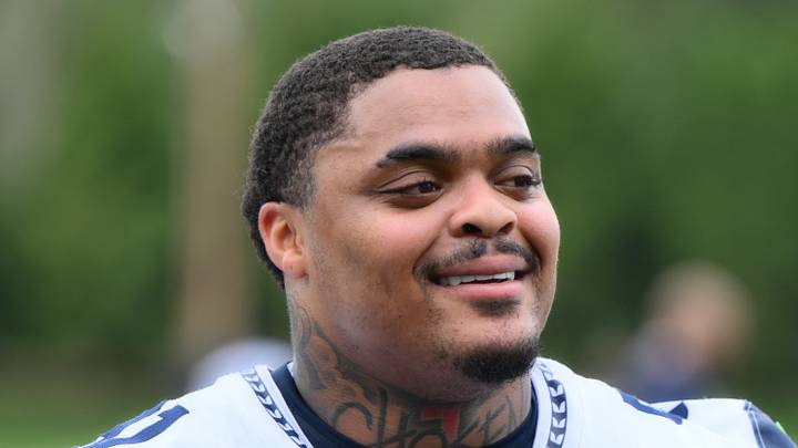 Seattle Seahawks defensive tackle Byron Murphy II after the first training camp at Virginia Mason Athletic Center. Seattle Seahawks defensive tackle Byron Murphy II after the first training camp at Virginia Mason Athletic Center.