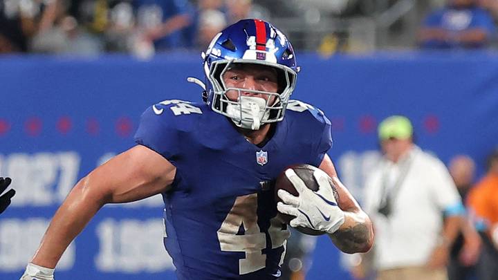 New York Giants running back Cam Skattebo New York Giants running back Cam Skattebo