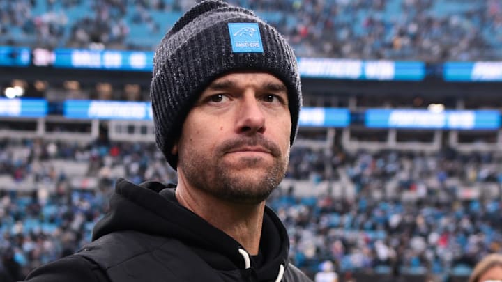 Carolina Panthers head coach Dave Canales