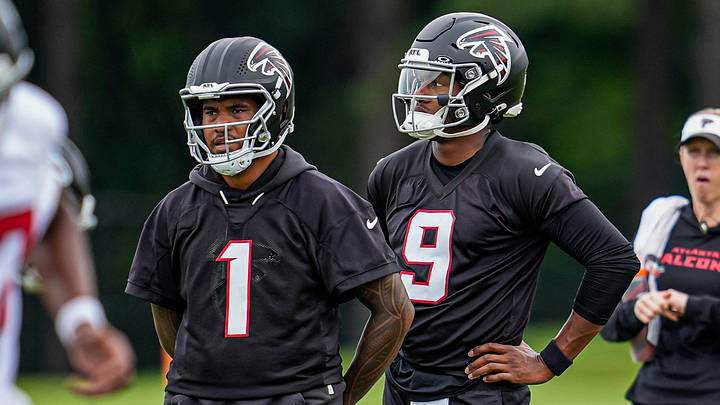 Atlanta Falcons quarterbacks Tua Tagovailoa and Michael Penix Jr. missed Week 1 because of injuries. Atlanta Falcons quarterbacks Tua Tagovailoa and Michael Penix Jr. missed Week 1 because of injuries.