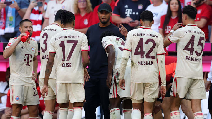 Bayern Munich players enjoying football under Vincent Kompany.
