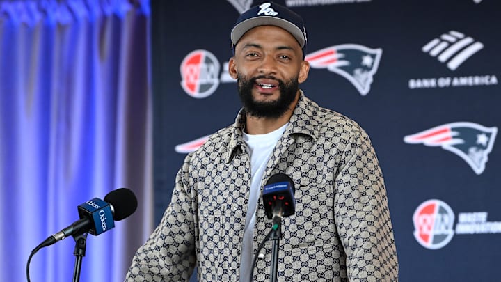 New England Patriots cornerback Carlton Davis III discusses his recent free agent addition to the Patriots 