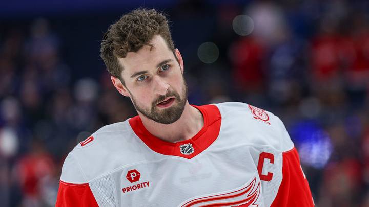 Apr 13, 2026; Tampa, Florida, USA; Detroit Red Wings center Dylan Larkin (71) warms up before a game against the Tampa Bay Lightning at Benchmark International Arena. Mandatory Credit: Nathan Ray Seebeck-Imagn Images Apr 13, 2026; Tampa, Florida, USA; Detroit Red Wings center Dylan Larkin (71) warms up before a game against the Tampa Bay Lightning at Benchmark International Arena. Mandatory Credit: Nathan Ray Seebeck-Imagn Images