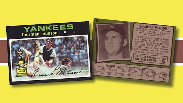 1971 Topps Thurman Munson 1971 Topps Thurman Munson