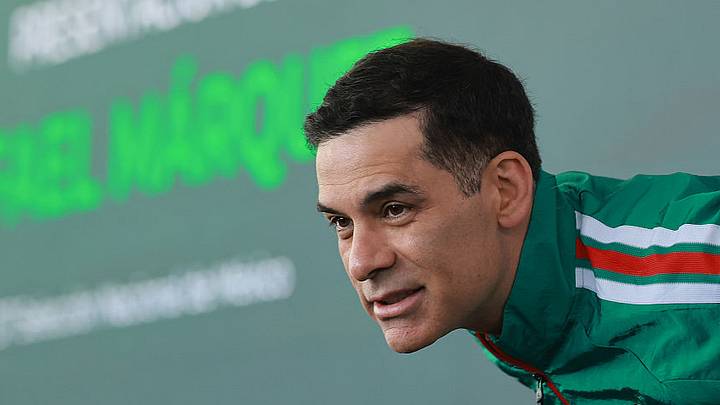 Rafael Márquez, DT de la Selección Mexicana, dio mucho de qué hablar durante la conferencia de prensa previo al amistoso contra Colombia en el M&T Bank Stadium, de Baltimore. Rafael Márquez, DT de la Selección Mexicana, dio mucho de qué hablar durante la conferencia de prensa previo al amistoso contra Colombia en el M&T Bank Stadium, de Baltimore.