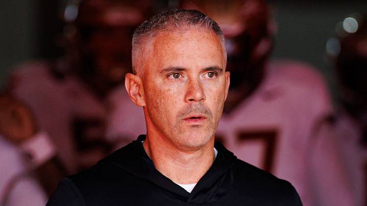 Nov 29, 2025; Gainesville, Florida, USA; Florida State Seminoles head coach Mike Norvell walks out of the tunnel before a game against the Florida Gators at Ben Hill Griffin Stadium. Mandatory Credit: Matt Pendleton-Imagn Images Nov 29, 2025; Gainesville, Florida, USA; Florida State Seminoles head coach Mike Norvell walks out of the tunnel before a game against the Florida Gators at Ben Hill Griffin Stadium. Mandatory Credit: Matt Pendleton-Imagn Images