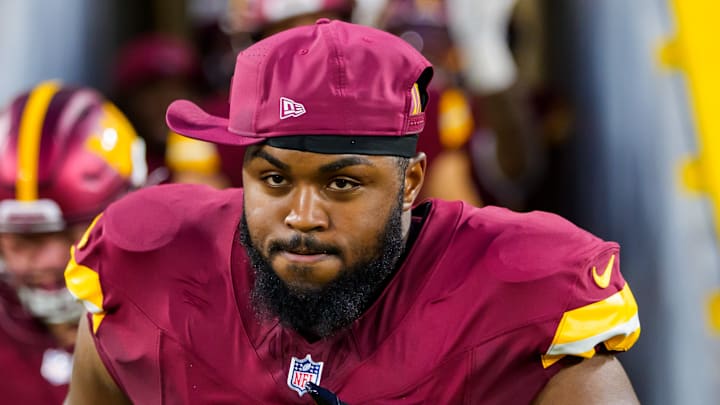 Washington Commanders defensive lineman Johnny Newton