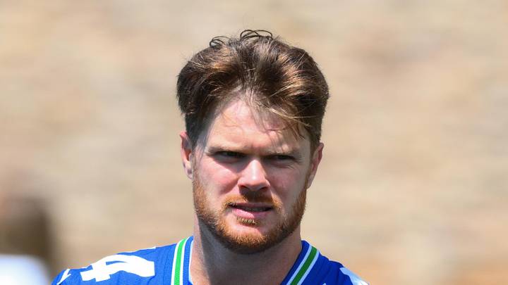 Seattle Seahawks quarterback Sam Darnold during minicamp Seattle Seahawks quarterback Sam Darnold during minicamp