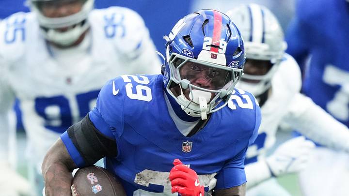 New York Giants running back Tyrone Tracy Jr.  