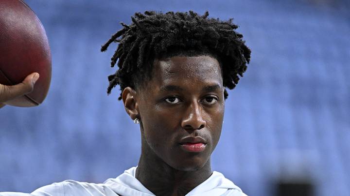Indianapolis Colts cornerback Sauce Gardner during warm-ups