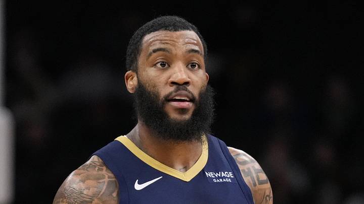 Feb 4, 2026; Milwaukee, Wisconsin, USA; New Orleans Pelicans forward Saddiq Bey (41) during the game against the Milwaukee Bucks at Fiserv Forum. Mandatory Credit: Jeff Hanisch-Imagn Images Feb 4, 2026; Milwaukee, Wisconsin, USA; New Orleans Pelicans forward Saddiq Bey (41) during the game against the Milwaukee Bucks at Fiserv Forum. Mandatory Credit: Jeff Hanisch-Imagn Images