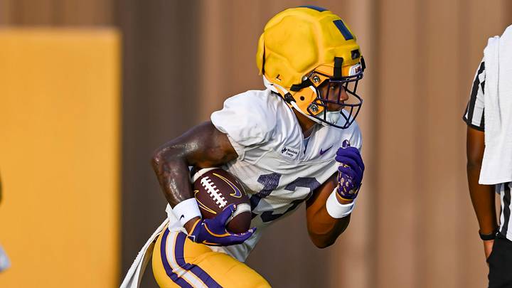 LSU running back Dilin Jones. LSU running back Dilin Jones.