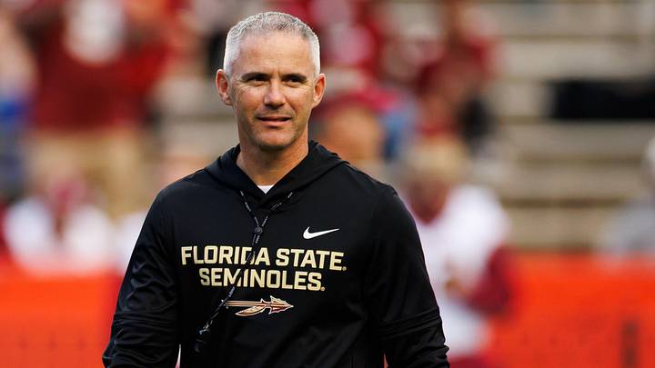 Florida State Seminoles head coach Mike Norvell Florida State Seminoles head coach Mike Norvell