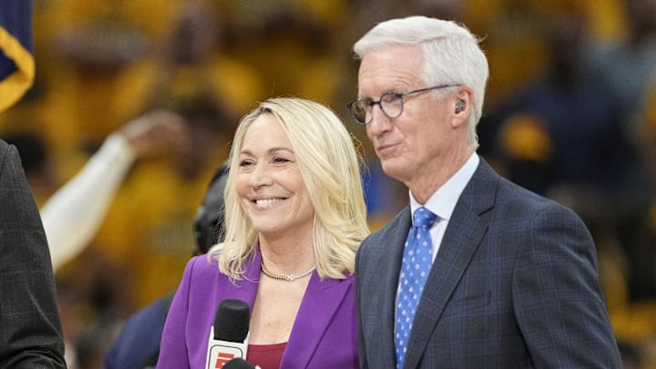 Doris Burke joined Mike Breen for two seasons as part of ESPN's No. 1 NBA booth. Doris Burke joined Mike Breen for two seasons as part of ESPN's No. 1 NBA booth.