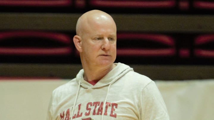 Ball State special assistant to the head coach Bill Comar during an open men's basketball practice at Worthen Arena Saturday, Oct. 15, 2022.