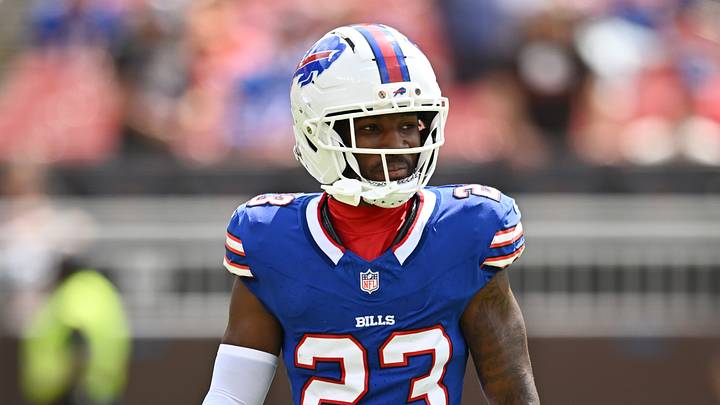 Aug 22, 2026; Cleveland, Ohio, USA; Buffalo Bills cornerback Dee Alford (23) at Huntington Bank Field. Mandatory Credit: Ken Blaze-Imagn Images