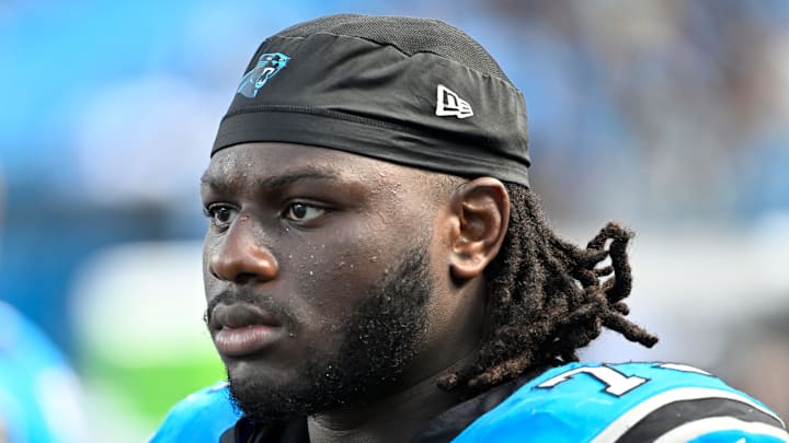 Carolina Panthers offensive tackle Ikem Ekwonu