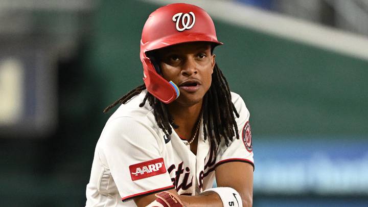 Washington Nationals shortstop CJ Abrams Washington Nationals shortstop CJ Abrams