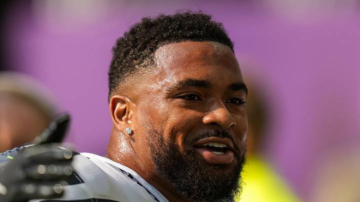Former Seattle Seahawks strong safety Jamal Adams on the sidelines